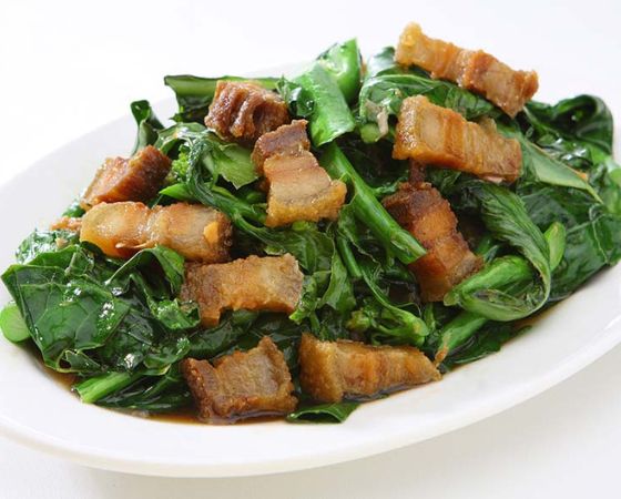 Image: Chinese Broccoli with Crispy Pork